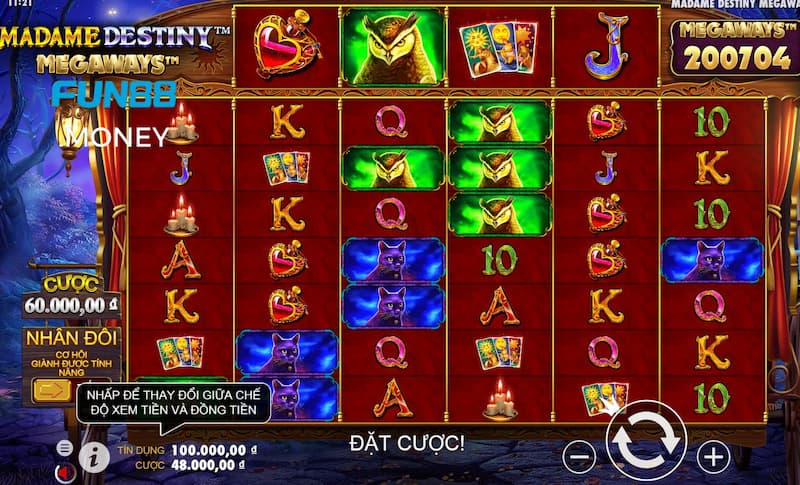 Madame Destiny Megaways Fun88